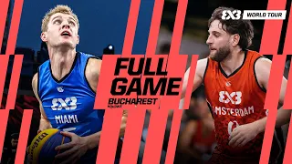 Miami 🇺🇸 vs Amsterdam RABOBANK 🇳🇱 | Full Semi-Finals Game | FIBA #3x3WorldTour Bucharest 2026
