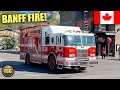 Canada Banff Lake Louise Fire Departments Responding