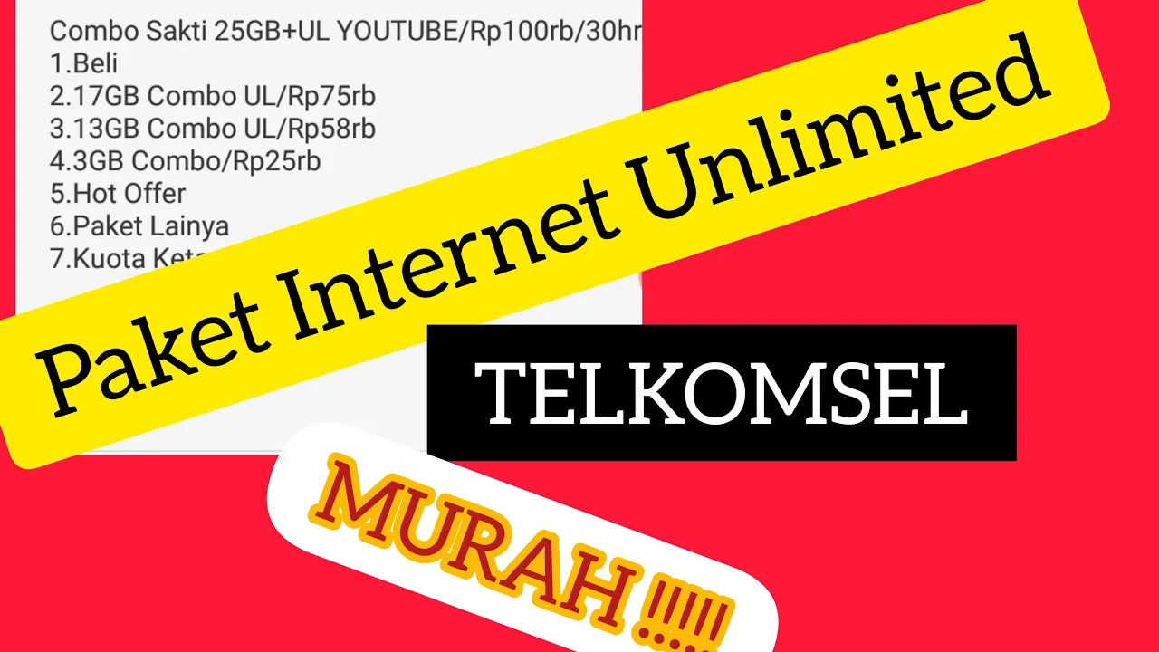 Paket Super Murah Telkomsel || Kode Dial Telkomsel Super Murah 2022