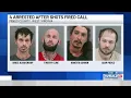 Four arrested after shots-fired call
