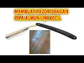 Lagu membuat REZOR atau pisau cukur dengan pipa ALMUNIUM kualitas sama dengan REZOR Haraga ratusan ribu