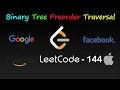 LEETCODE - 144 Binary Tree Preorder Traversal Easy solution