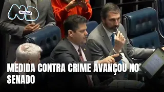 Senado aprova projeto contra grupos criminosos e texto retorna à Câmara