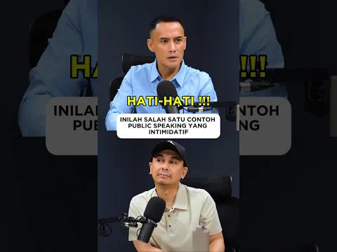 INILAH SALAH SATU CONTOH PUBLIC SPEAKING YANG INTIMIDATIF