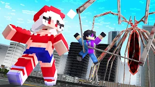 SOBREVIVIMOS A LA INVASIÓN DE ARAÑAS GIGANTES EN MINECRAFT