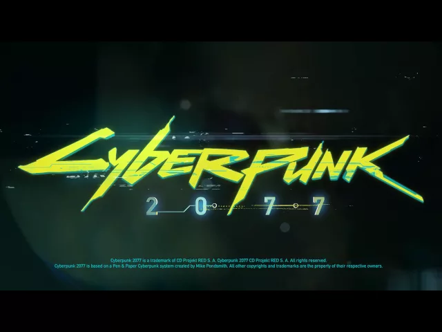 Cyberpunk 2077 title reveal
