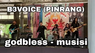 godbless musisi cover b3voice band festival musik kemerdekaan makassar 2022