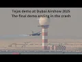 Lagu Dubai Airshow Tejas final demo ending in the crash #tejas #indianairforce #dubaiairshow #planecrash