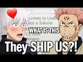 JJK Characters React to Fanfiction Ships JJK Group Chat