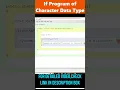 Example of if statement P-2 on computer