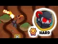 Bloons TD 6 - Beating Muddy Puddles HARD NO Powers Double Cash BTD6 Walkthrough