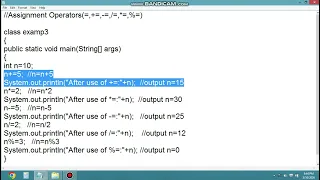 Java Assignment Operator - in HindiLecture 8