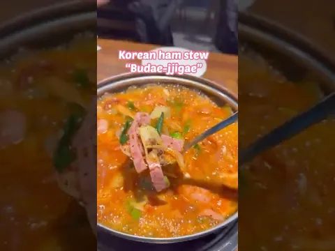 Korean ham stew“Budae-jjigae“