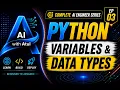 Variables Data Types Python Tutorial for Beginners Complete AI Engineer Course EP03