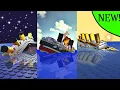 Download Lagu TITANIC, BRITANNIC and LUSITANIA lego Sinking animation
