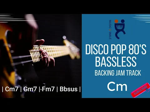 Download MP3 Disco Pop 80's  -  BASSLESS Backing Jam track in C minor (110 bpm)