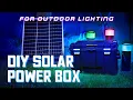 DIY Solar Power Box Running Low Voltage RGB LED Pathway Lights Dig-Quad RGB WLED System