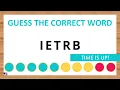 Scrambled Word Game Can You Unscramble These Words 5 Letters