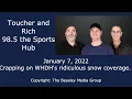 98 5 the Sports Hub Boston Toucher and Rich go after inane TV Coverage of Snowmageddon
