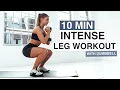 10 MIN INTENSE LEAN LEGS WORKOUT With Dumbbell