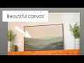 SIGNFORD Green Mountain Landscape Canvas Wall Art 24x36 Framed Wall Decor