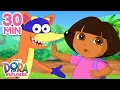 Swiper's meest stiekeme veegbewegingen! 🦊 | 30 minuten | Dora the Explorer