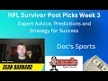 NFL Survivor Pool Picks Week 3 Expert Advice Predictions and Strategy for Success