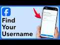 How To Find Facebook Username iPhone Or Android