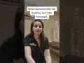 When someone tells me they don t like massages I m at a loss for words