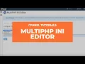 cPanel Tutorials - MultiPHP INI Editor