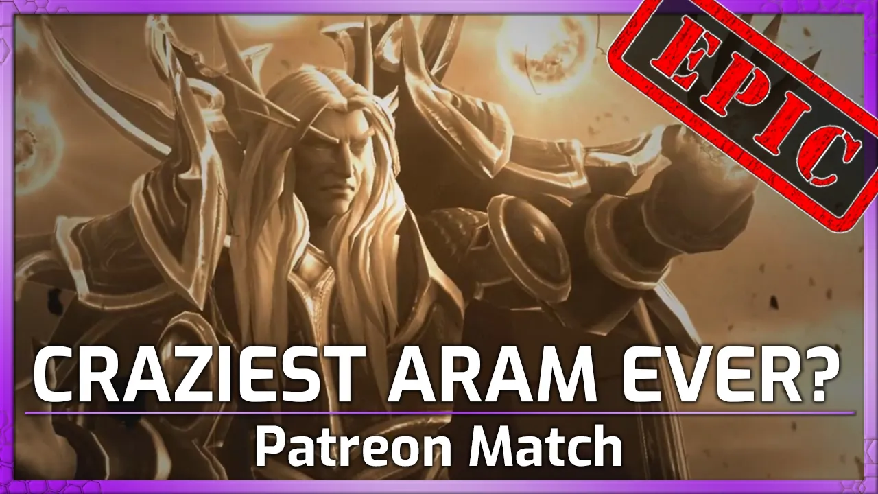 CRAZIEST ARAM EVER? - Patreon Match - Heroes of the Storm