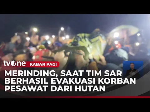 Hujan dan Berkabut jadi Halangan saat Evakuasi jenazah Korban Pesawat ATR 42-500