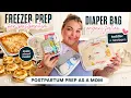 Getting Ready for Baby Freezer Meal Prep Diaper Bag Organization