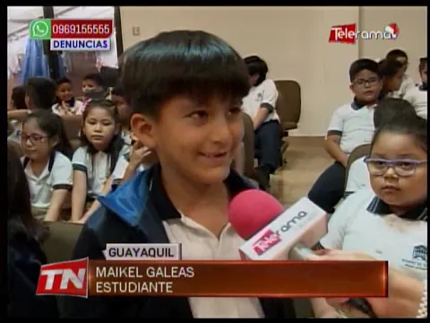 CNEL inició campaña de ahorro de energía en plantel educativo