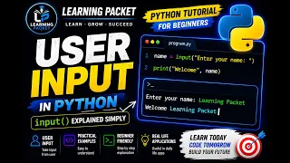 User Input in Python Explained Simply Python Tutorial for Beginners