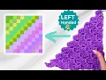 How to Decrease into a Square in C2C Left Handed