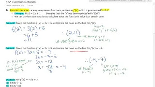 3 3 Function Notation 5 5 in book FMP 10