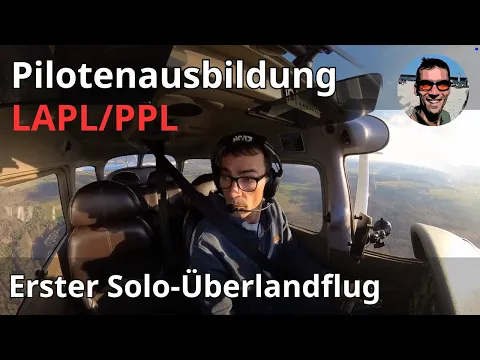 Download MP3 Mein erster Solo-Überlandflug in der Cessna 172 - Pilotenausbildung LAPL/PPL - Flugschein