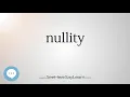nullity - Smart Obscure English Words Defined