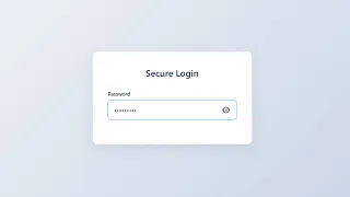 Create a Password Visibility Toggle using HTML CSS and JavaScript