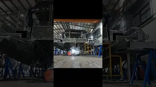 Watch the build of a performance catamaran #odiseacatamarans #performanceboats #welding #boatbuild