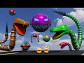 Pacman and Ms Pacman VS ALL MONSTERS || BEST ADVANTURES IN 2023 (first half)