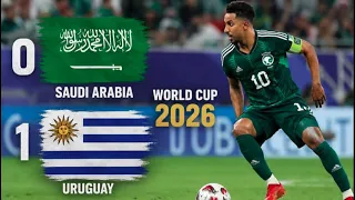 ملخص مباراة السعودية والأورغواي كأس العالم 2026🔥🔥 دوري المجموعات!Saudi Arabia vs   Uruguay⚽
