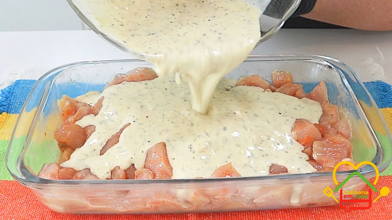Receita: Creme de galinha.