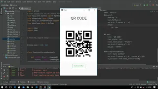 QR Code Generator App using python s Kivy and kivymd with plyer module kivy kivymd