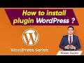 How to Install Plugin in WordPress Free Plugin Install in WordPress WP Tutorial for Beginners