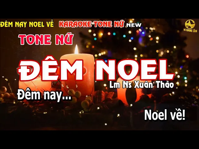 ĐÊM NAY NOEL VỀ KARAOKE TONE NỮ | Xuân Thảo | Beat chuẩn 4 câu tuyệt phẩm!