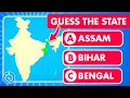 Guess The Indian State From The Map India Map Quiz