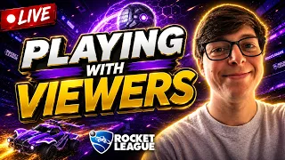 LIVE Rocket League 1 Game With Every Viewer Type join to Queue Follow Your RL Main
