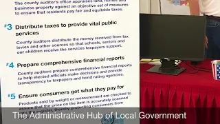 County Auditor Responsibilities